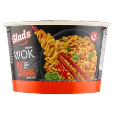 Glads Instantné rezance wok s omáčkou s kuracou príchuťou na spôsob mie goreng 95 g