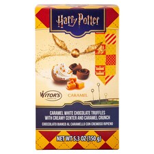 Harry Potter Biela čokoládová pralinka s karamelovou príchuťou a kúskami chrumkavého karamelu 150 g