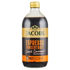 Jacobs Espresso Sweet Caramel koncentrovaný kávový nápoj s karamelovou príchuťou 485 ml