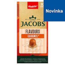 Jacobs Espresso Caramel pražená mletá káva s karamelovou arómou v kapsulách 10 ks 49 g