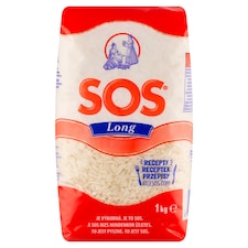 SOS Long dlhozrnná ryža bielená 1 kg