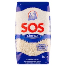 SOS Classic strednozrnná ryža bielená 1 kg