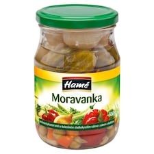 Hamé Moravanka sterilizovaná pikantná zmes v korenenom sladkokyslom náleve 330 g