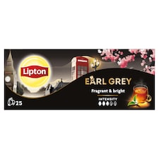 Lipton Earl Grey čierny aromatizovaný čaj 25 vrecúšok 37,5 g