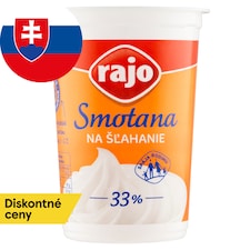Rajo Smotana na šľahanie 33% 250 ml