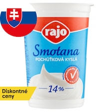 Rajo Smotana pochúťková kyslá 14% 250 g