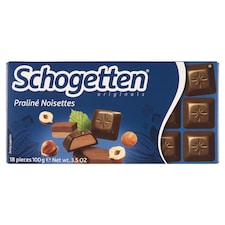 Schogetten Mliečna čokoláda s nugátovou náplňou 100 g