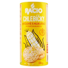 Racio Chlebíčky ryžové s kukuricou 130 g