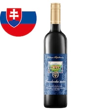 Château Topoľčianky Frankovka modrá slovenské odrodové víno červené suché 0,75 l