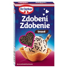 Dr. Oetker Zdobenie tmavé 80 g