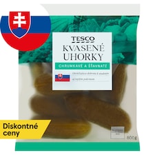 Tesco Kvasené uhorky 800 g