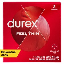 Durex Feel Thin prezervatívy 3 ks