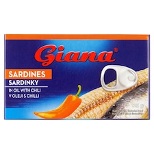 Giana Sardinky v rastlinnom oleji s chilli 125 g