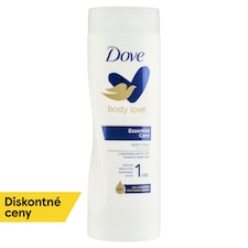 Dove Essential Care telové mlieko pre suchú pokožku 400 ml