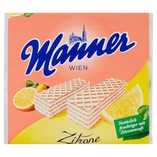 Manner Chrumkavé oplátky plnené citrónovou náplňou 75 g