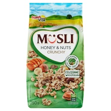 Bona Vita Zapekané müsli s medom a orechmi 750 g