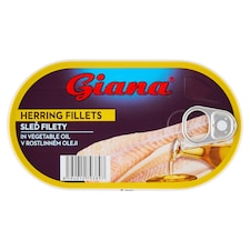Giana Filety zo sleďa v rastlinnom oleji 170 g