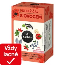 Leros Baby Detský čaj s ovocím 20 x 2 g (40 g)