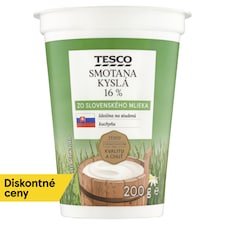 Tesco Smotana kyslá 16% 200 g