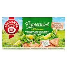 Teekanne World of Herbs Peppermint with Lemon bylinný čaj 20 x 1,5 g (30 g)
