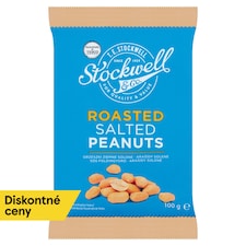 Stockwell & Co. Pražené solené lúpané arašidy 100 g