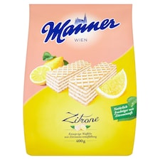 Manner Chrumkavé oplátky plnené citrónovou náplňou 400 g