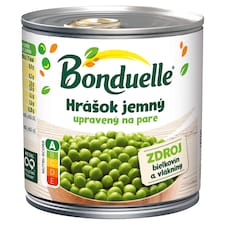 Bonduelle Hrášok jemný upravený na pare 160 g