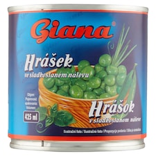 Giana Hrášok v sladkoslanom náleve 400 g