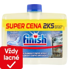 Finish Lemon hĺbkový čistič umývačky riadu 2 x 250 ml