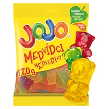 JOJO Medvedíky želé cukríky s ovocnými príchuťami 170 g