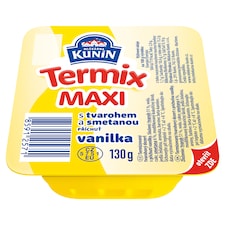 Mlékárna Kunín Termix maxi vanilka 130 g
