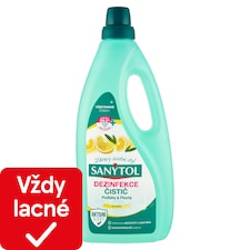 Sanytol Dezinfekcia čistič podlahy a plochy citrón a olivové listy clean 1 l