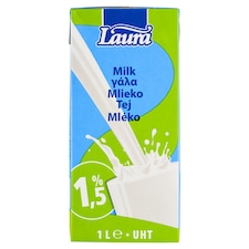 Laura Trvanlivé polotučné mlieko 1,5% 1 l