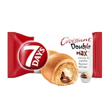 7 Days Croissant Double s náplňou s kakaom a s náplňou s vanilkovou príchuťou 80 g