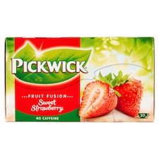 Pickwick Fruit Fusion Ovocný čaj aromatizovaný s jahodami 20 x 2 g (40 g)
