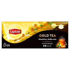 Lipton Gold Tea čierny aromatizovaný čaj 25 vrecúšok 37,5 g