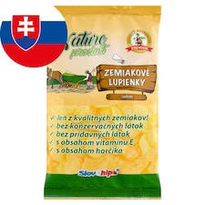 SlovChips Zemiakové lupienky solené 75 g