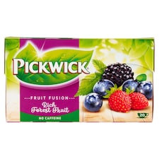 Pickwick Fruit Fusion Ovocnobylinný čaj s kúskami lesného ovocia 20 x 1,75 g (35 g)
