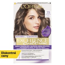 L'Oréal Paris Excellence Cool Creme permanentná farba na vlasy 7 .11 Ultra popolavá blond