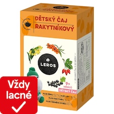 Leros Baby Detský čaj rakytníkový bylinný 20 x 2 g (40 g)