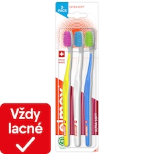 elmex® Ultra Soft zubná kefka mäkká multipack 3ks