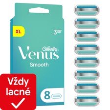 Gillette Venus Smooth Dámske Holiace Hlavice, 8 ks Náhradných Hlavíc