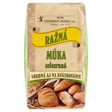 Mlyn Pohronský Ruskov Ražná múka celozrnná 750 g