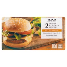 Tesco Morčací & kurací burger 2 x 159 g