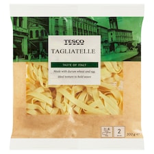 Tesco Tagliatelle nesušené vaječné cestoviny 300 g