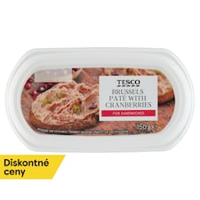 Tesco Bruselská paštéta s brusnicami 150 g