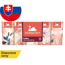 Harmony Ladies Light Perfumed papierové vreckovky 3 vrstvy 10 x 10 ks