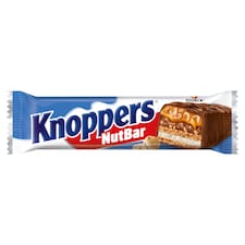Knoppers NutBar tyčinka s mliečnym a nugátovým krémom 40 g