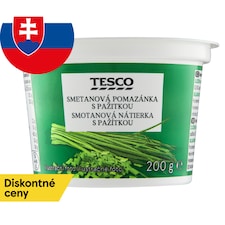 Tesco Smotanová nátierka s pažítkou 200 g