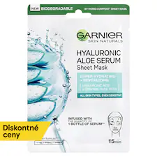 Garnier Skin Naturals revitalizujúca textilná maska Hyaluronic Aloe, 28 g